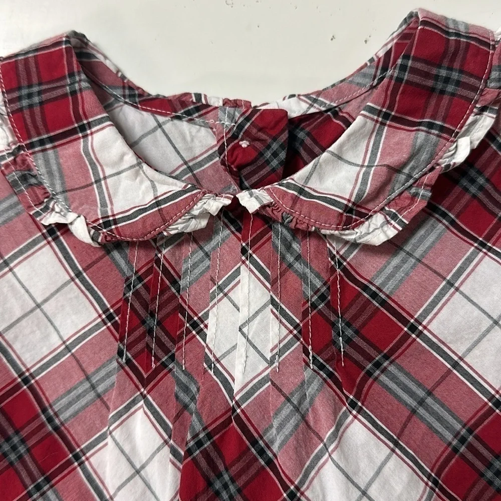 Janie and Jack Holiday Carousel Plaid Shirt 5